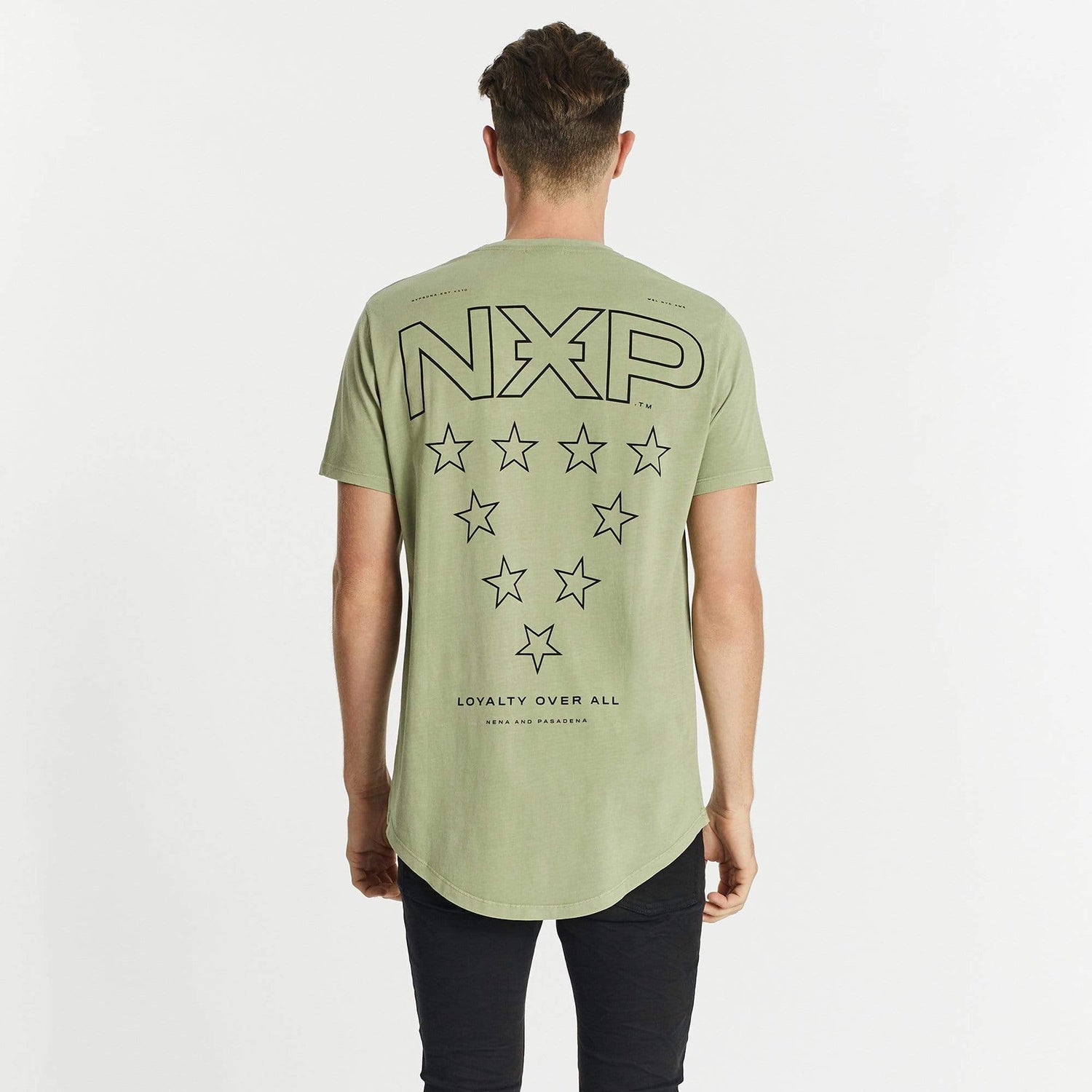 Loyalty Cape Back T-Shirt Pigment Tea