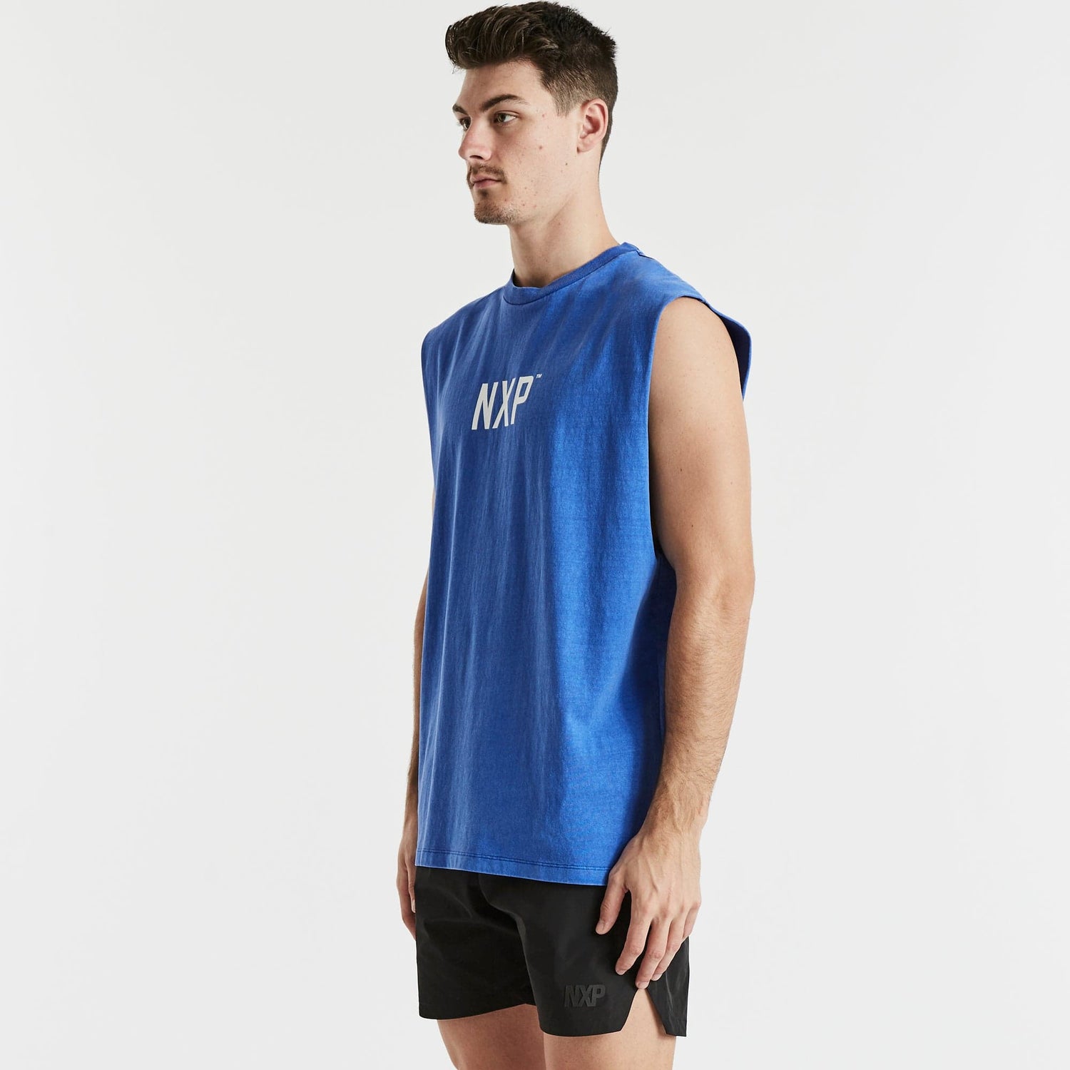 Luck Relaxed Muscle Tee Pigment Amparo Blue