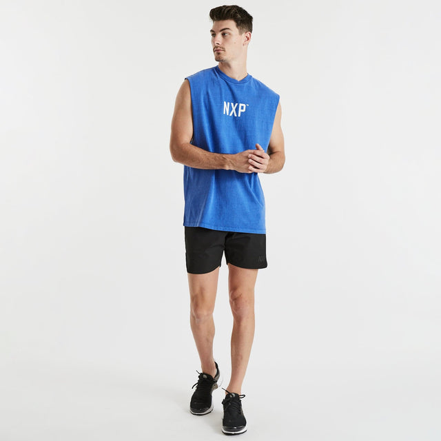 Luck Relaxed Muscle Tee Pigment Amparo Blue
