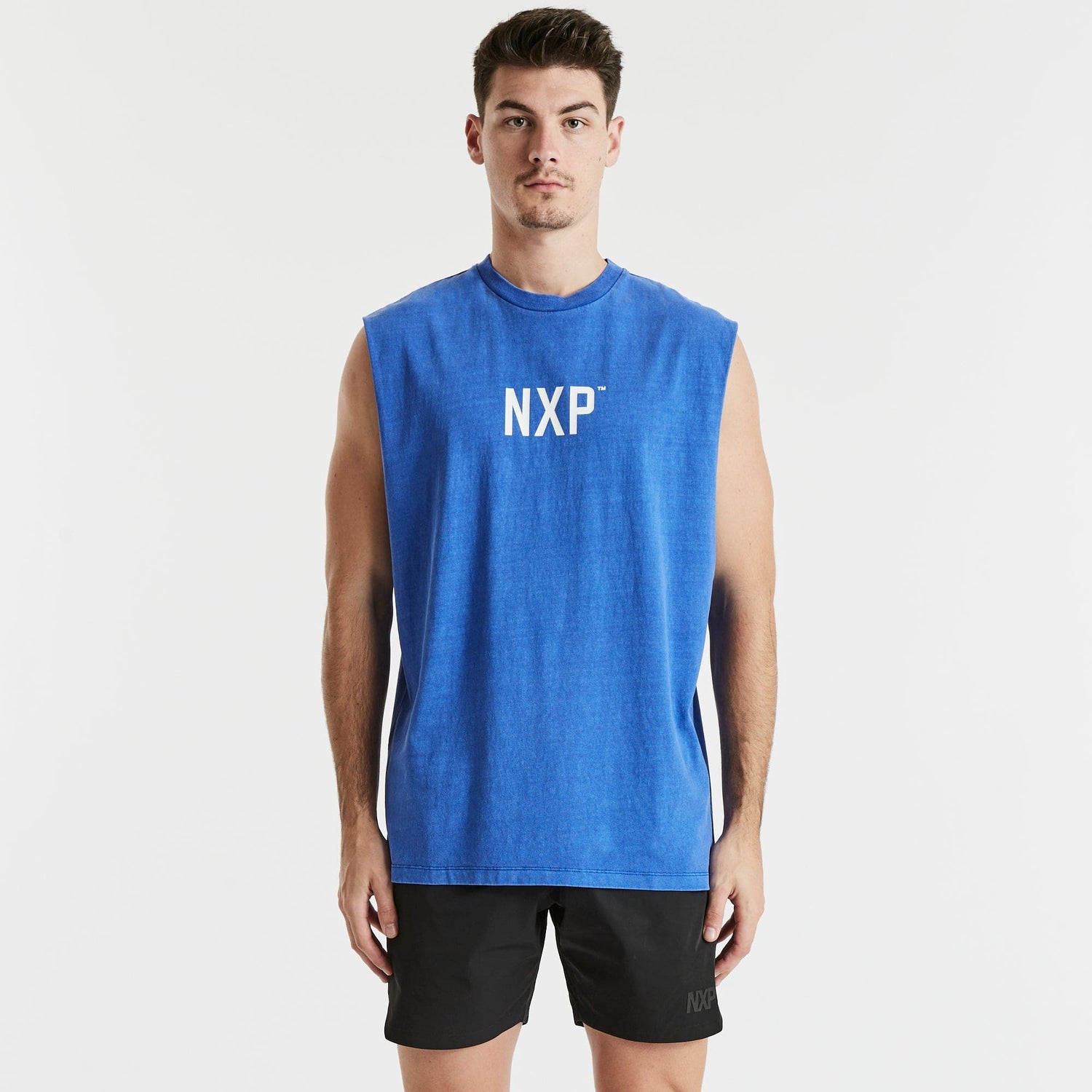 Luck Relaxed Muscle Tee Pigment Amparo Blue