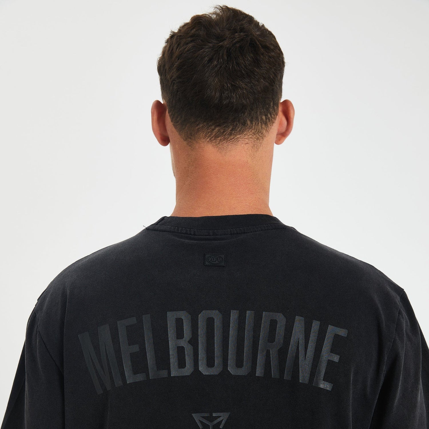 Melbourne Demons Relaxed Fit T-Shirt Mineral Black