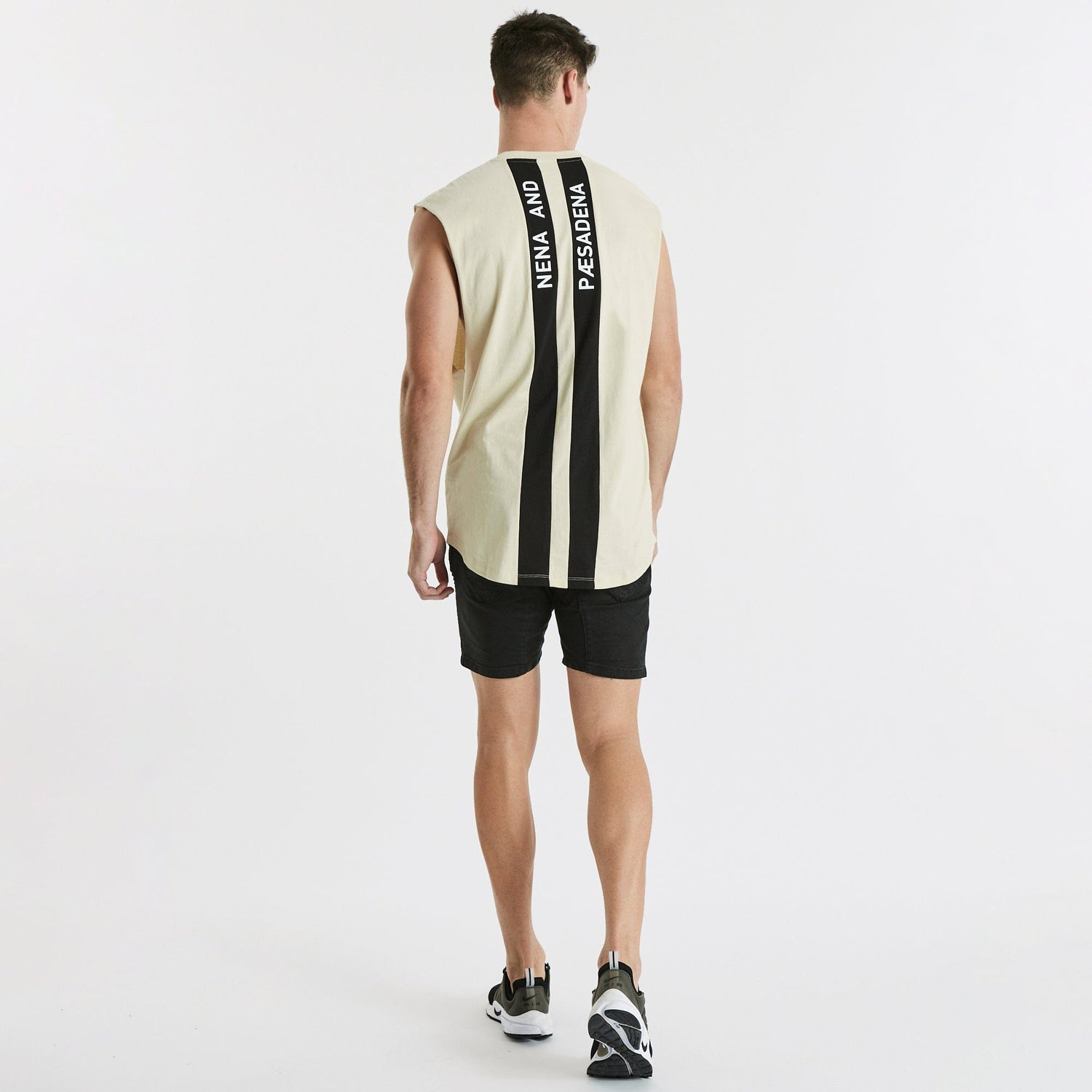 Mission Scoop Back Muscle Tee Sand