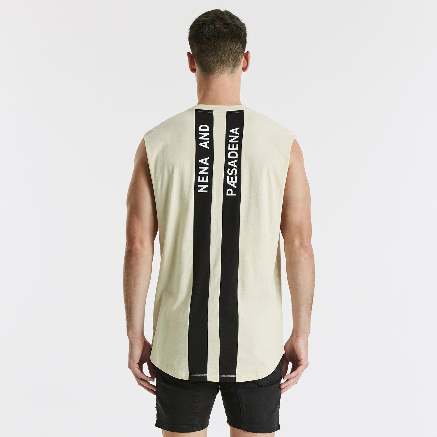 Mission Scoop Back Muscle Tee Sand