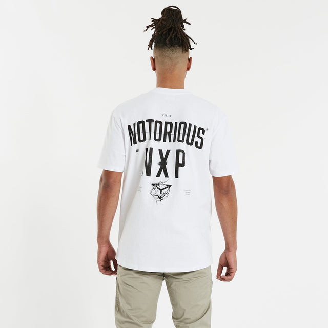Notorious Box Fit Scoop T-Shirt White