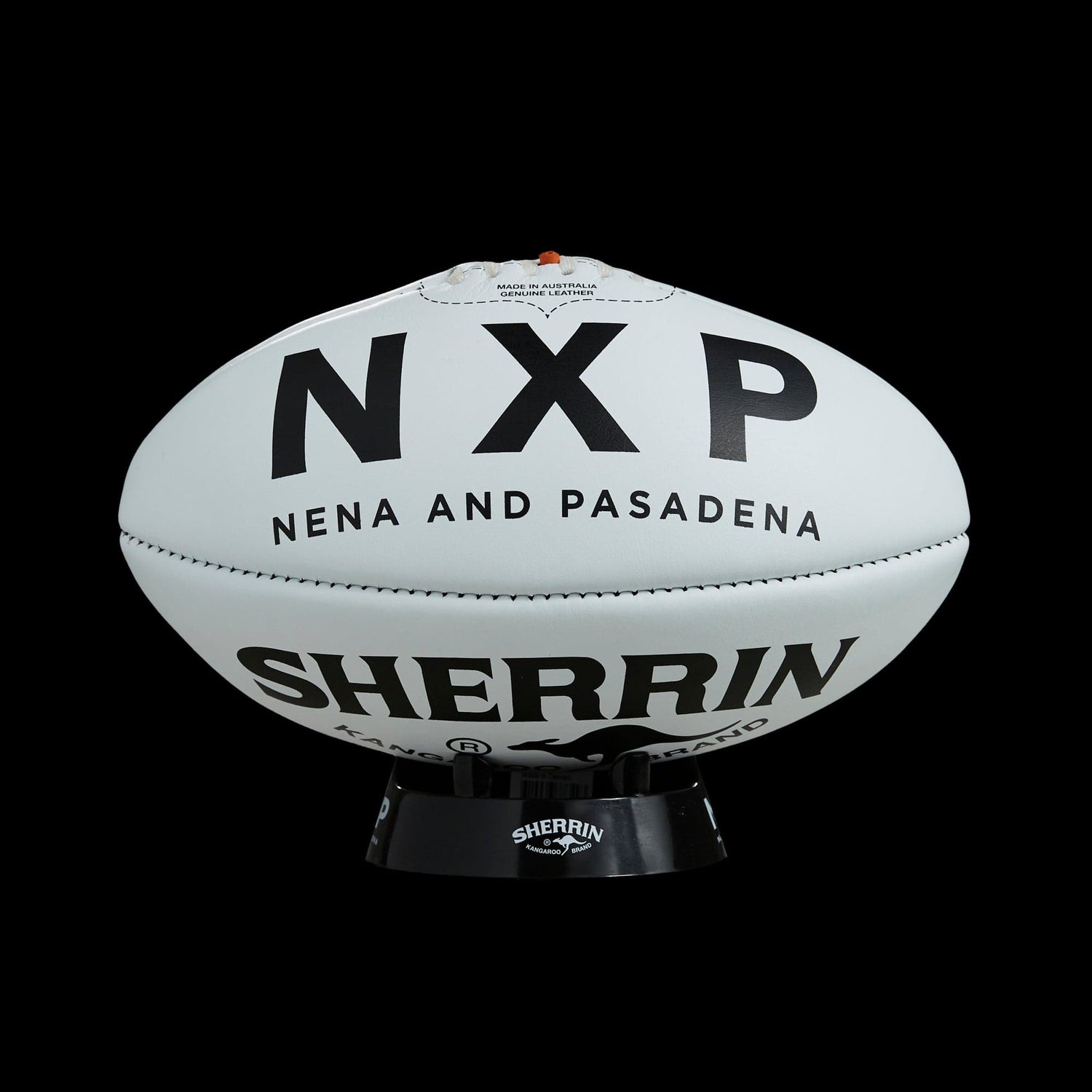 NXP Sherrin Game Ball Lightning White