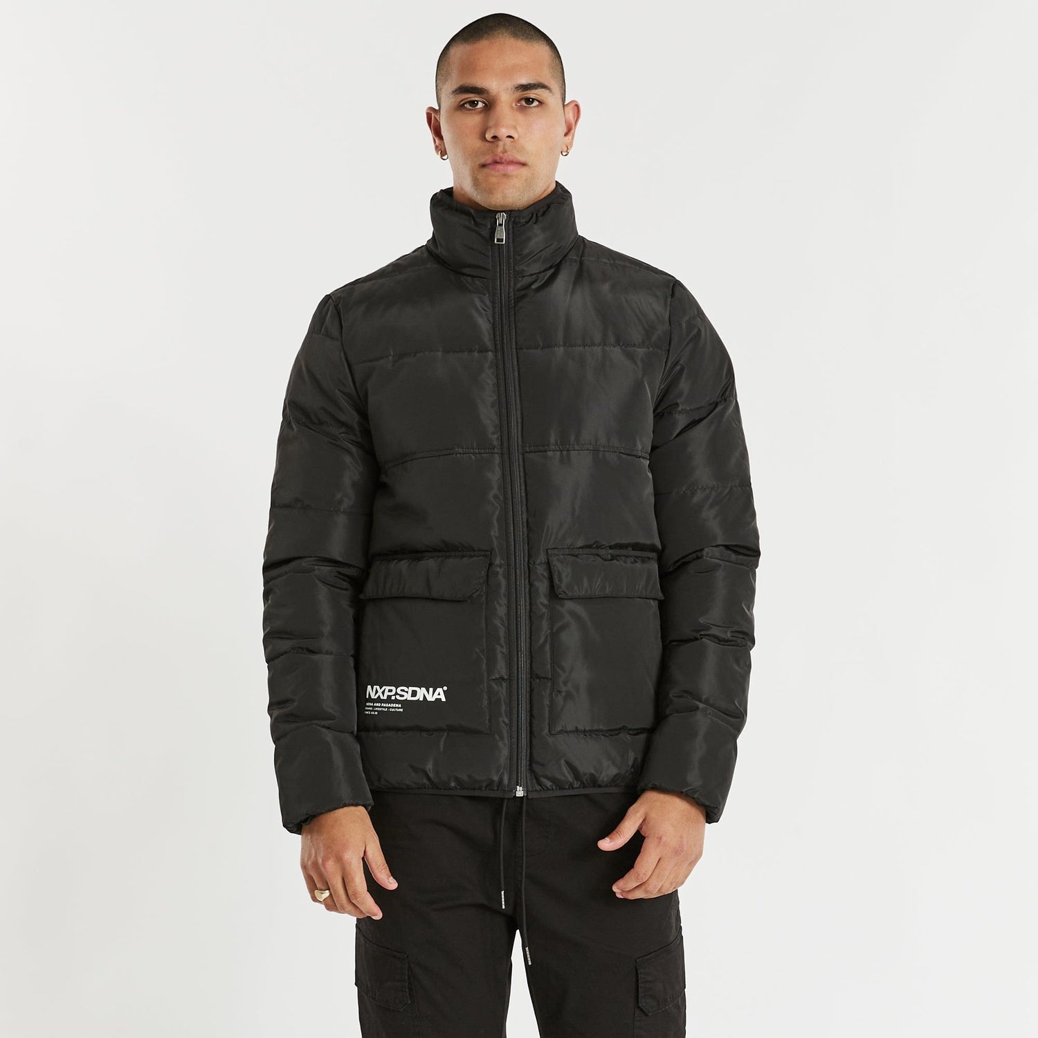 Olympus Puffer Jacket Jet Black