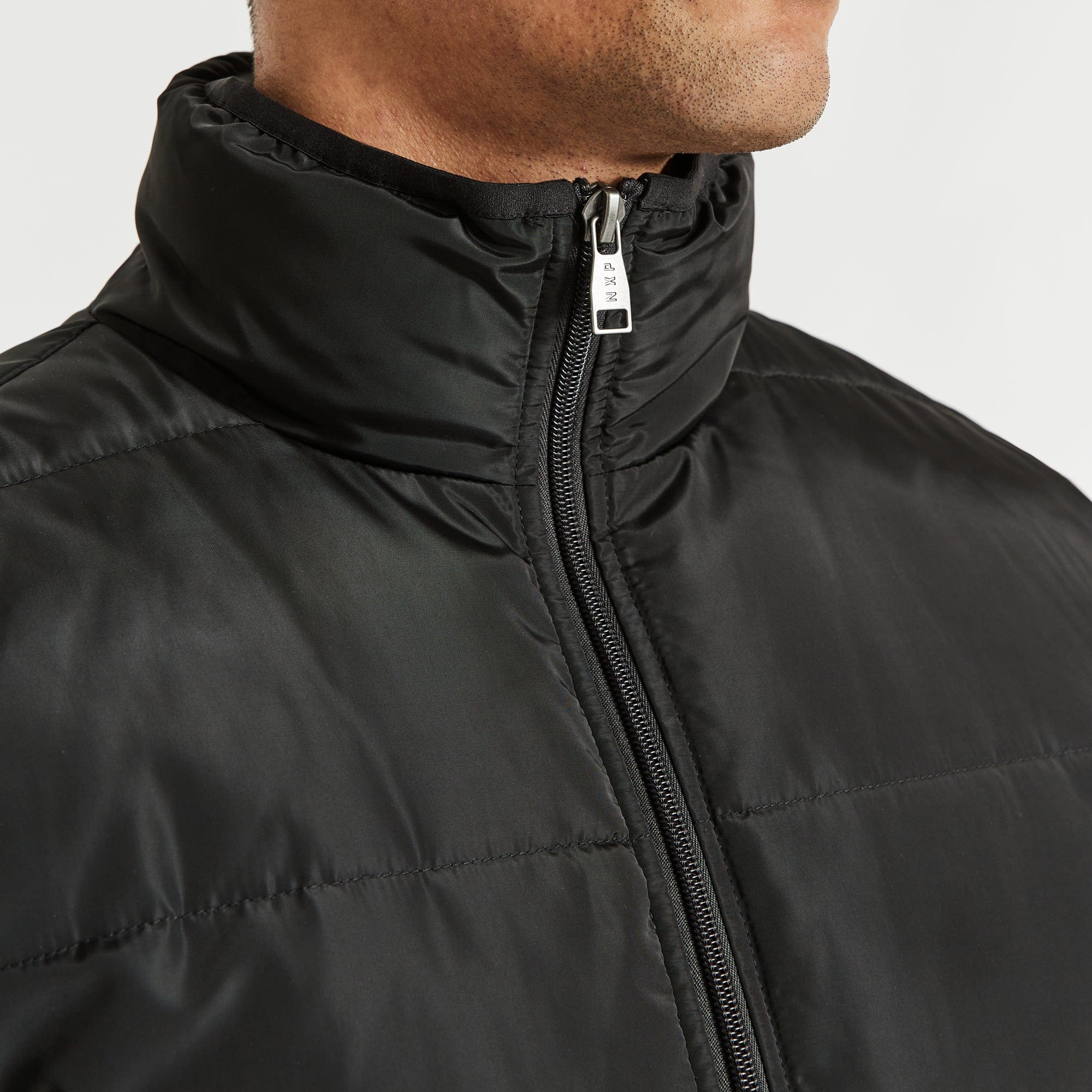 Olympus Puffer Jacket Jet Black – Nena And Pasadena