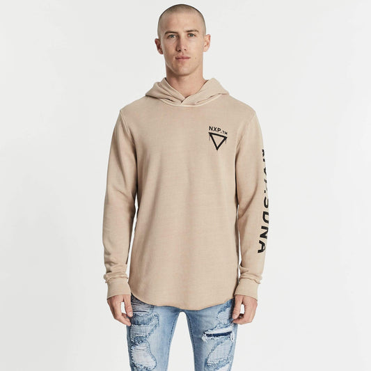 Outsiders Dual Curved Hoodie Pigment Warm Taupe