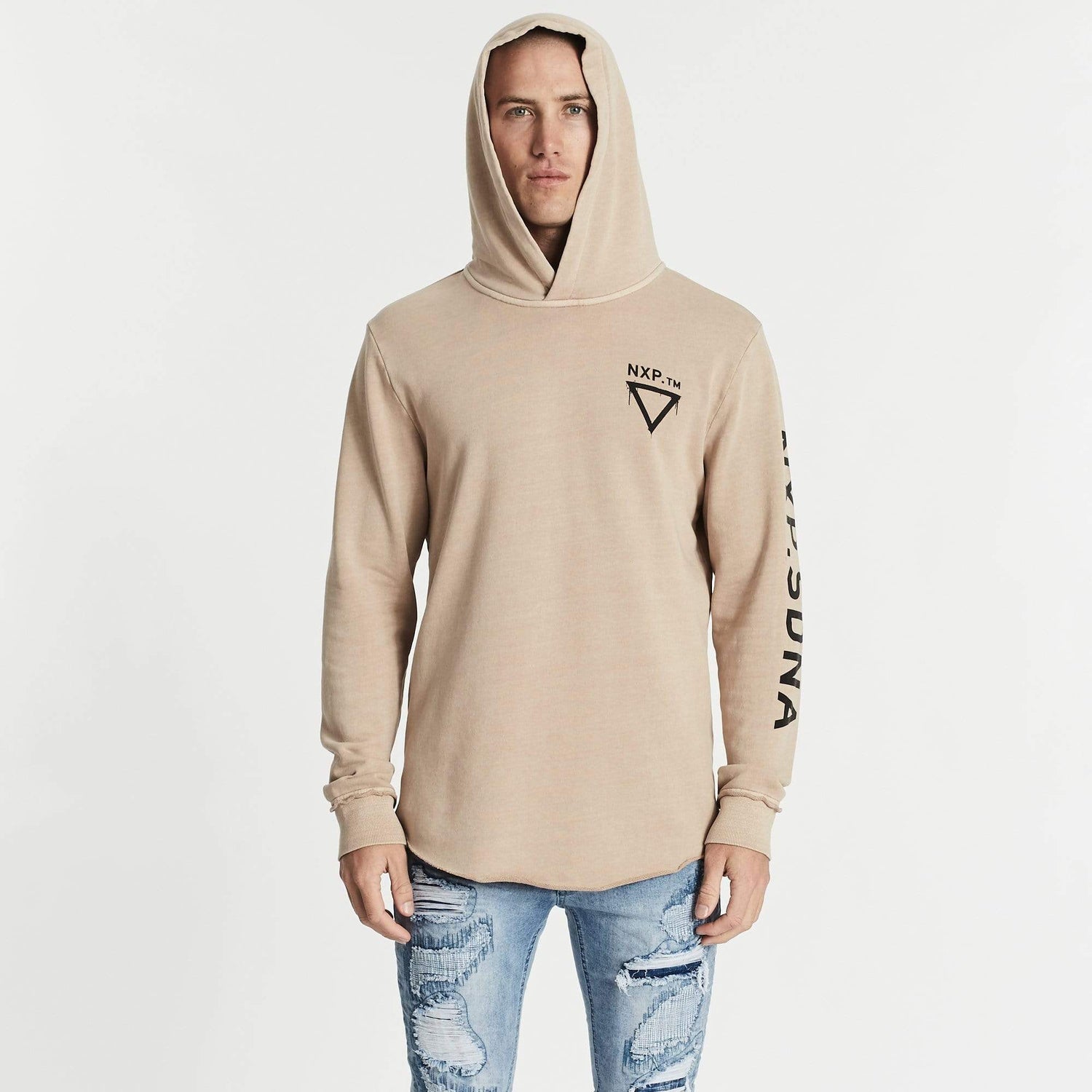 Outsiders Dual Curved Hoodie Pigment Warm Taupe