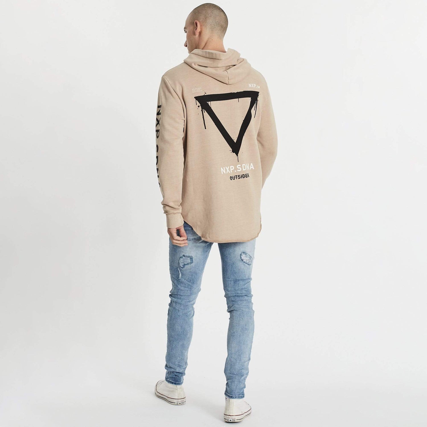 Outsiders Dual Curved Hoodie Pigment Warm Taupe