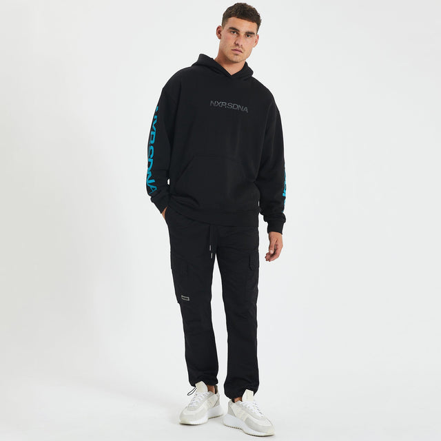 Port Adelaide Power Relaxed Fit Hoodie Jet Black