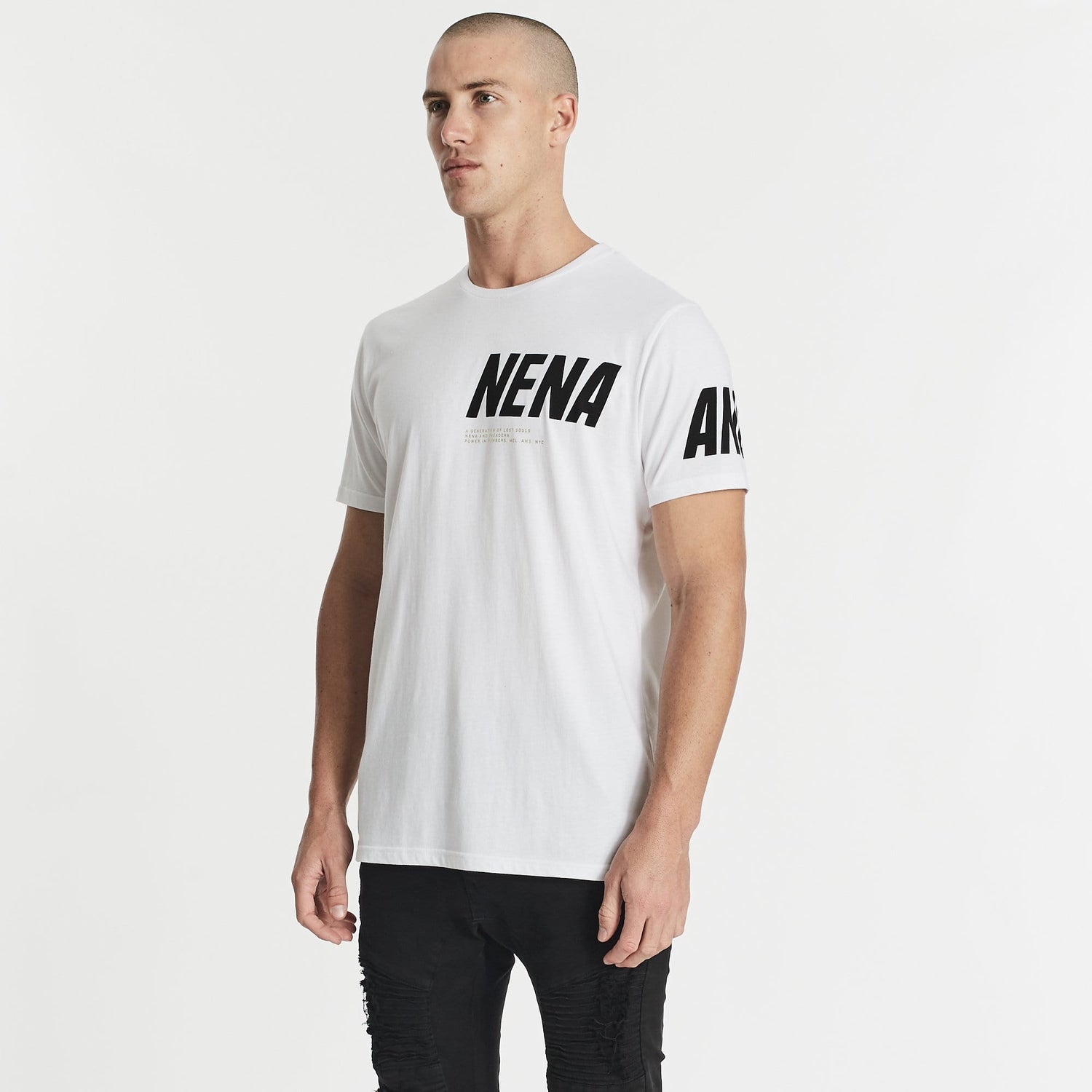 Power Cape Back T-Shirt White