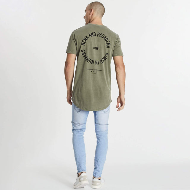 Radius Cape Back T-Shirt Pigment Khaki