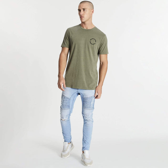 Radius Cape Back T-Shirt Pigment Khaki