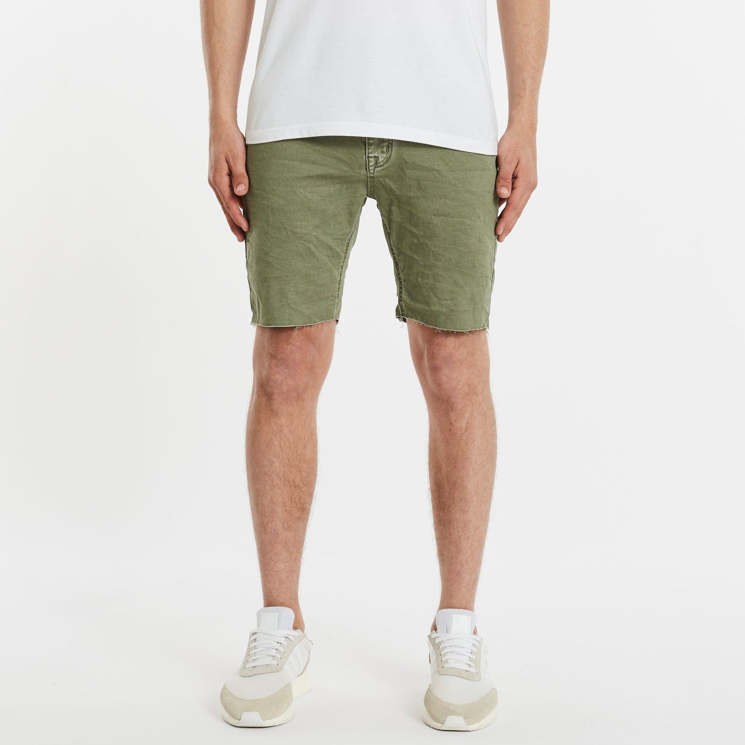 Rawlins Denim Shorts Khaki