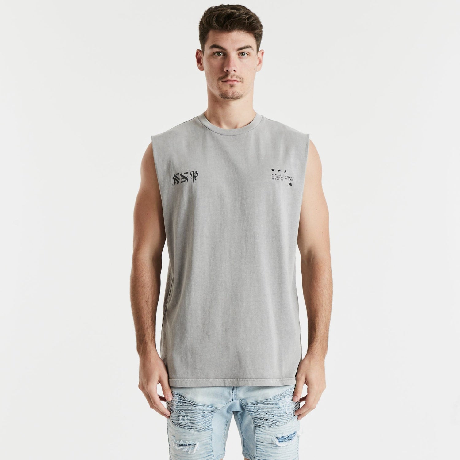 Reason Relaxed Muscle Tee Pigment Alloy