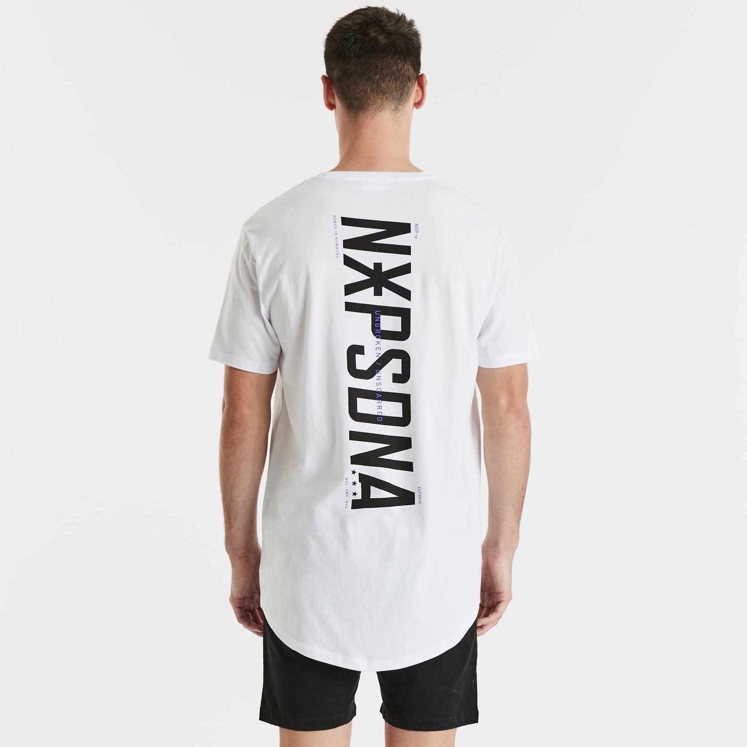 Rhyme Cape Back T-Shirt White