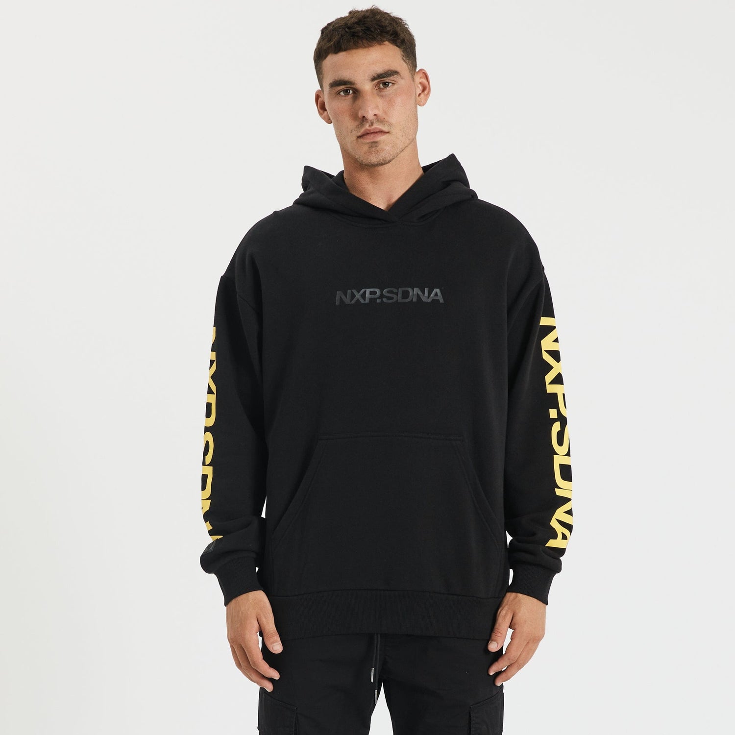 Richmond Tigers Relaxed Fit Hoodie Jet Black