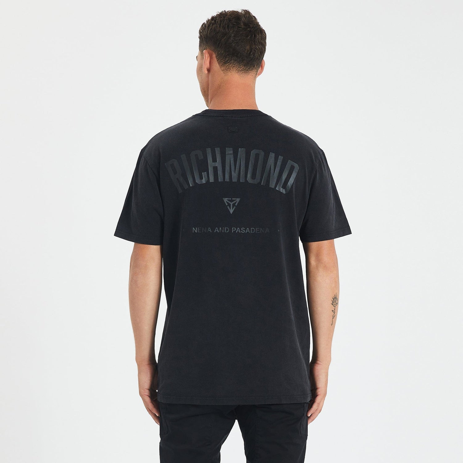 Richmond Tigers Relaxed Fit T-Shirt Mineral Black