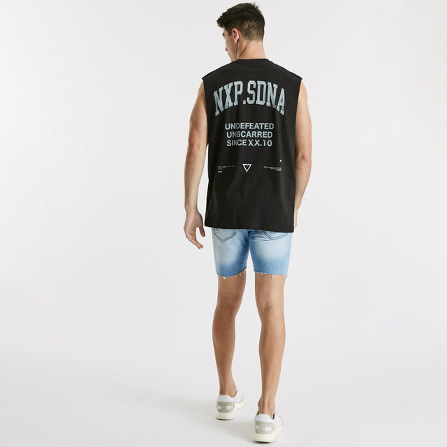 Rival Relaxed Muscle Tee Jet Black