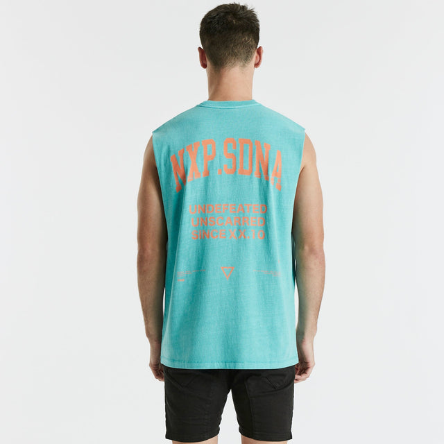 Rival Relaxed Muscle Tee Pigment Aqua