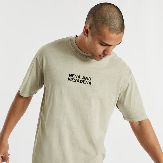 Rodeo Box Fit Scoop T-Shirt Pigment Feather Grey
