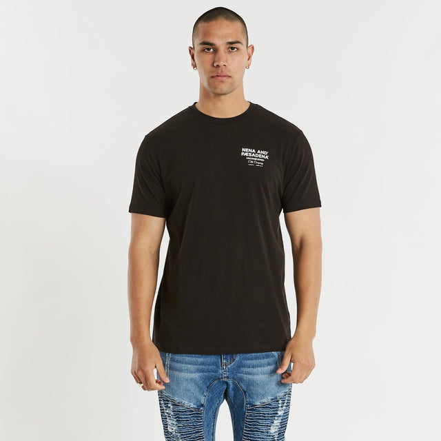 Selector Cape Back T-Shirt Jet Black