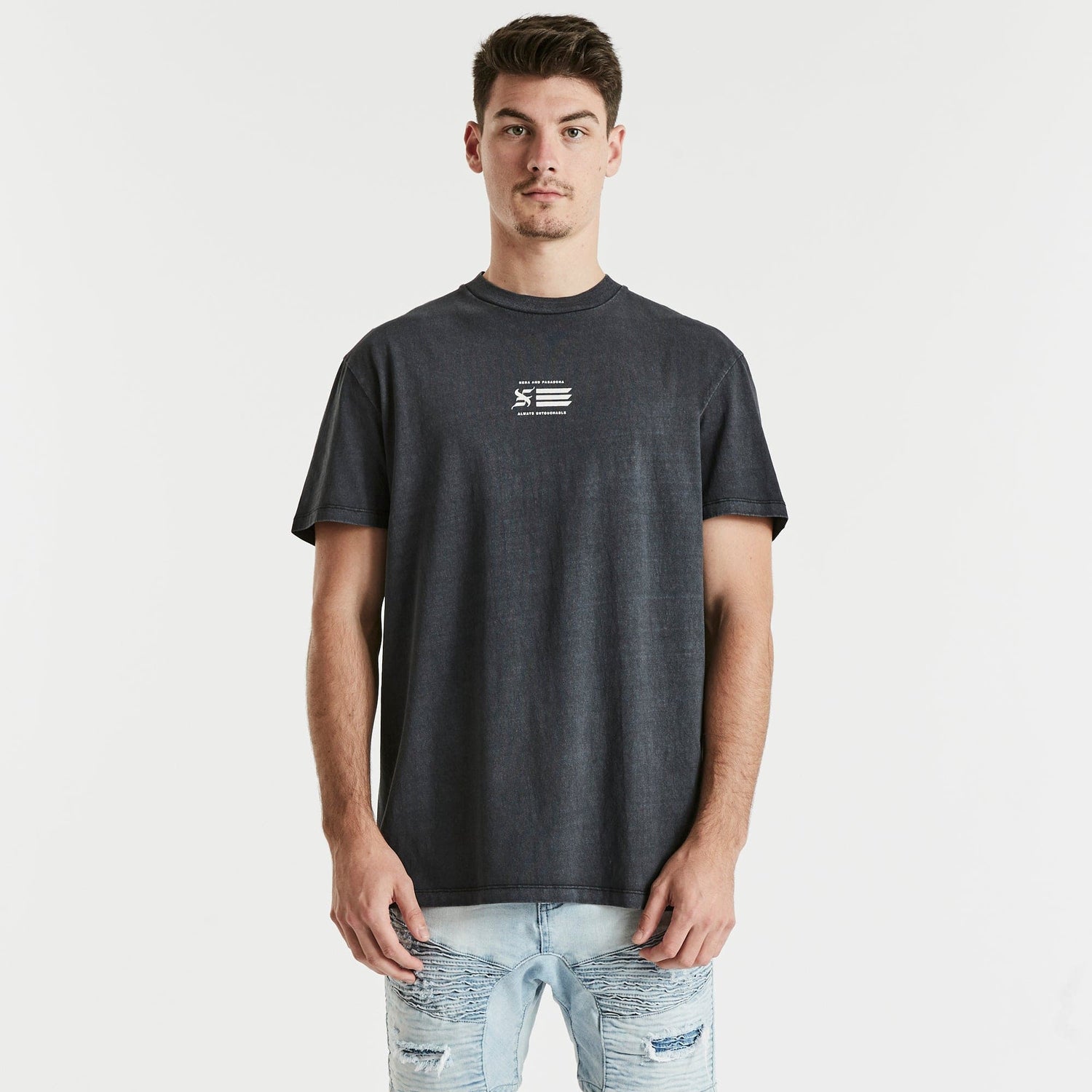 Shine Relaxed T-Shirt Pigment Black