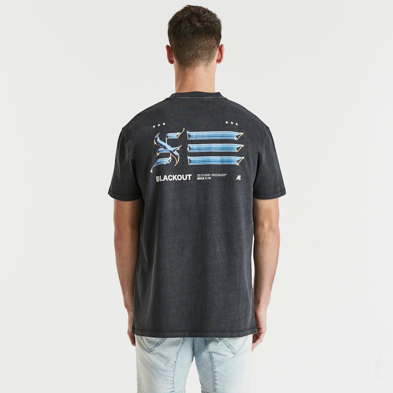 Shine Relaxed T-Shirt Pigment Black