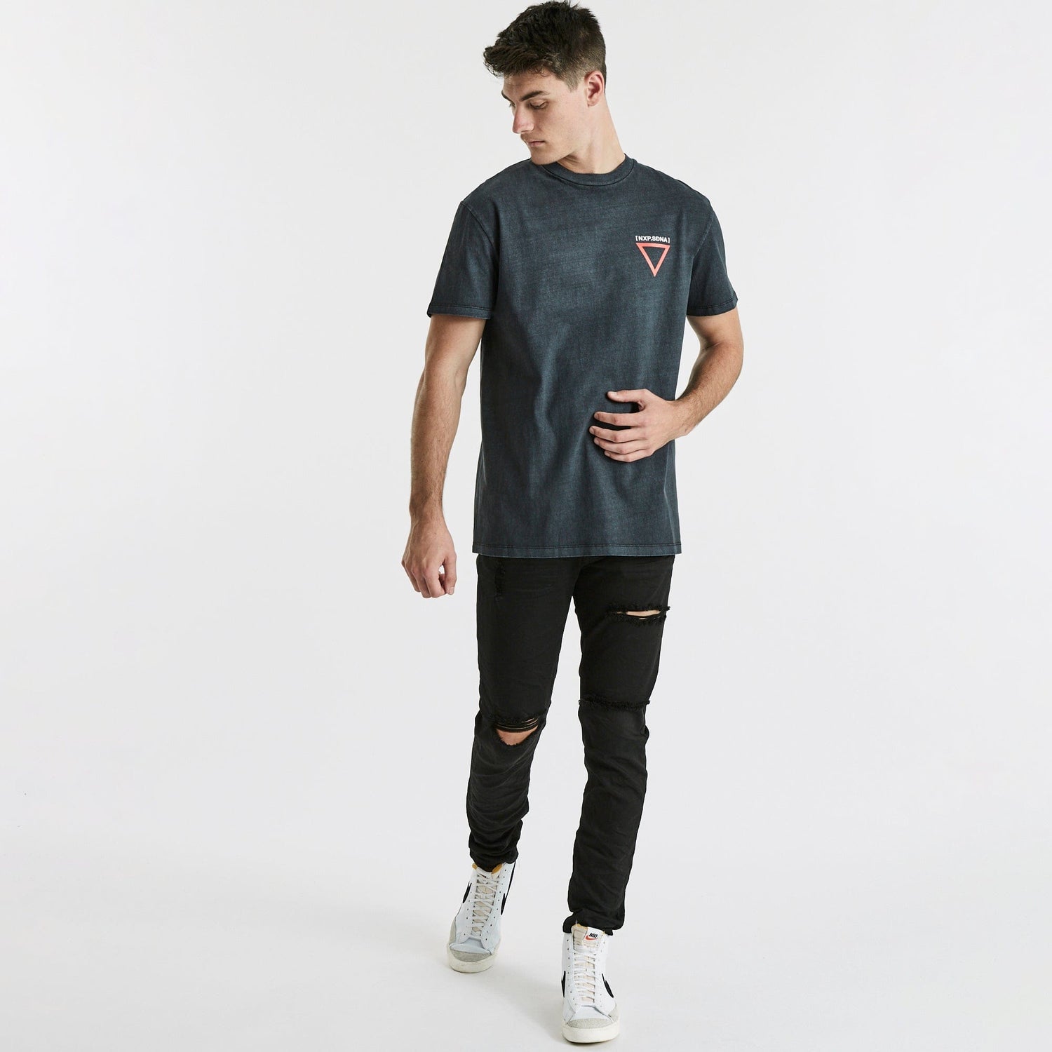 Silent Relaxed T-Shirt Pigment Black