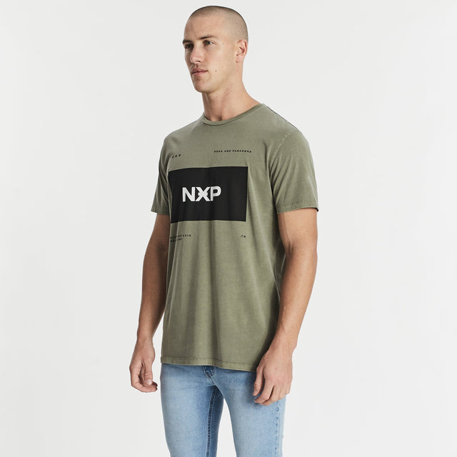 Solo Scoop Back T-Shirt Pigment Khaki