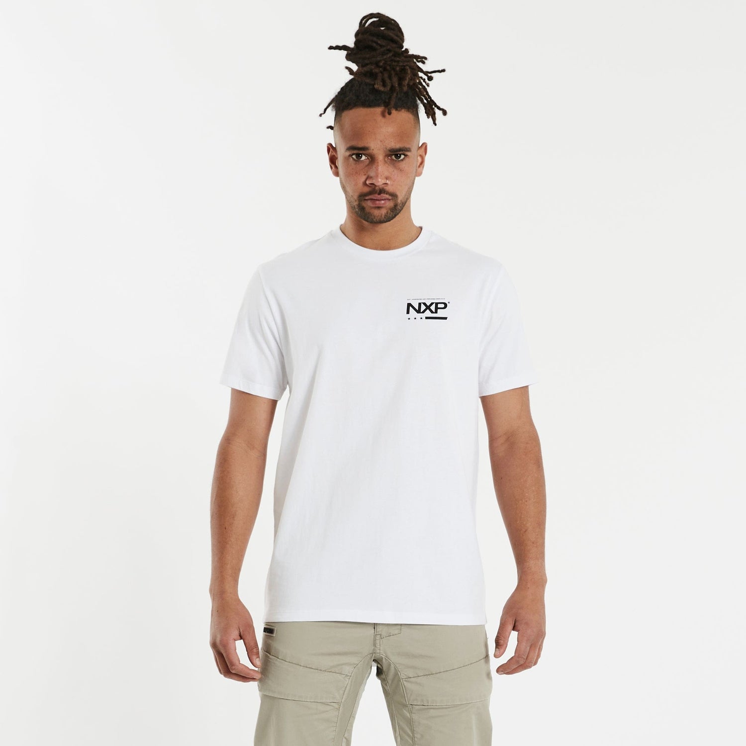 Stand Strong Cape Back T-Shirt White