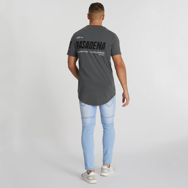 Stranded Cape Back T-Shirt Pigment Charcoal