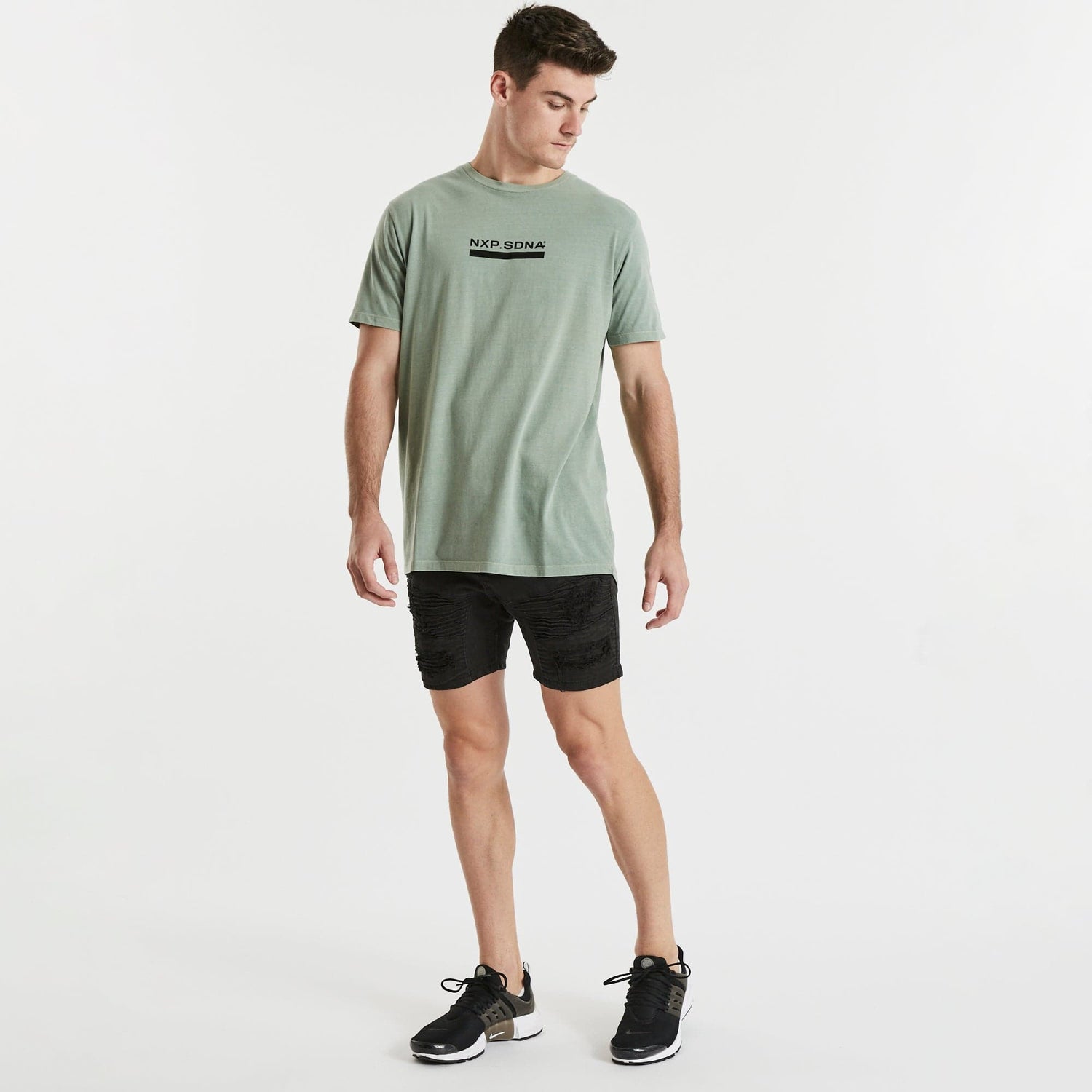 Temperature Cape Back T-Shirt Pigment Sage