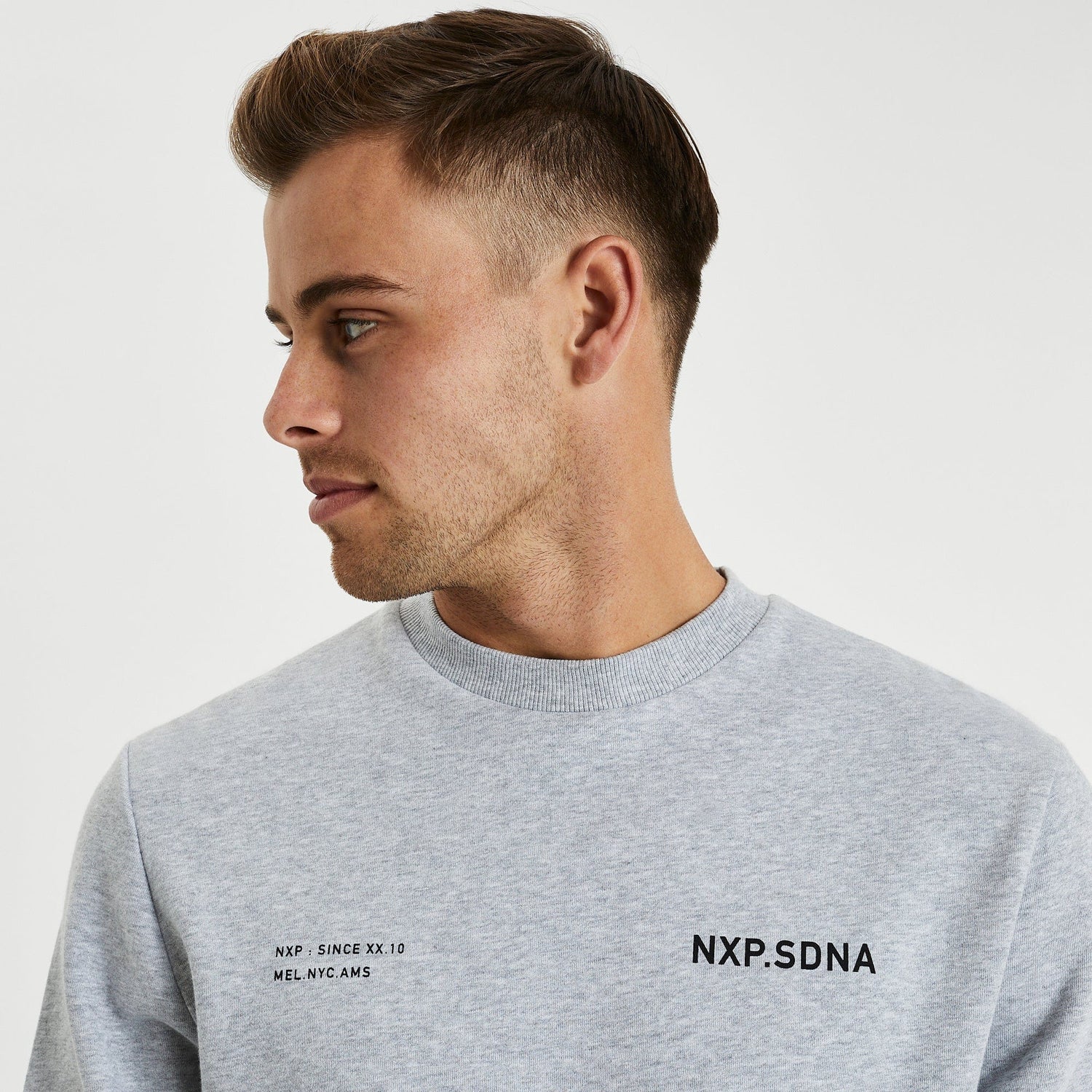 The Storm Dual Curved Jumper Grey Marle