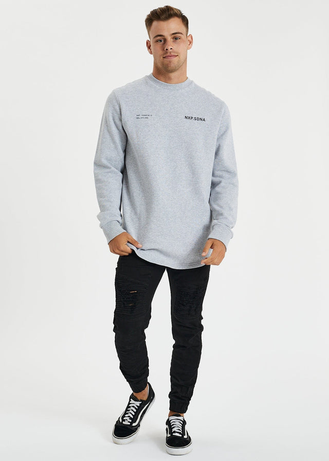 The Storm Dual Curved Jumper Grey Marle