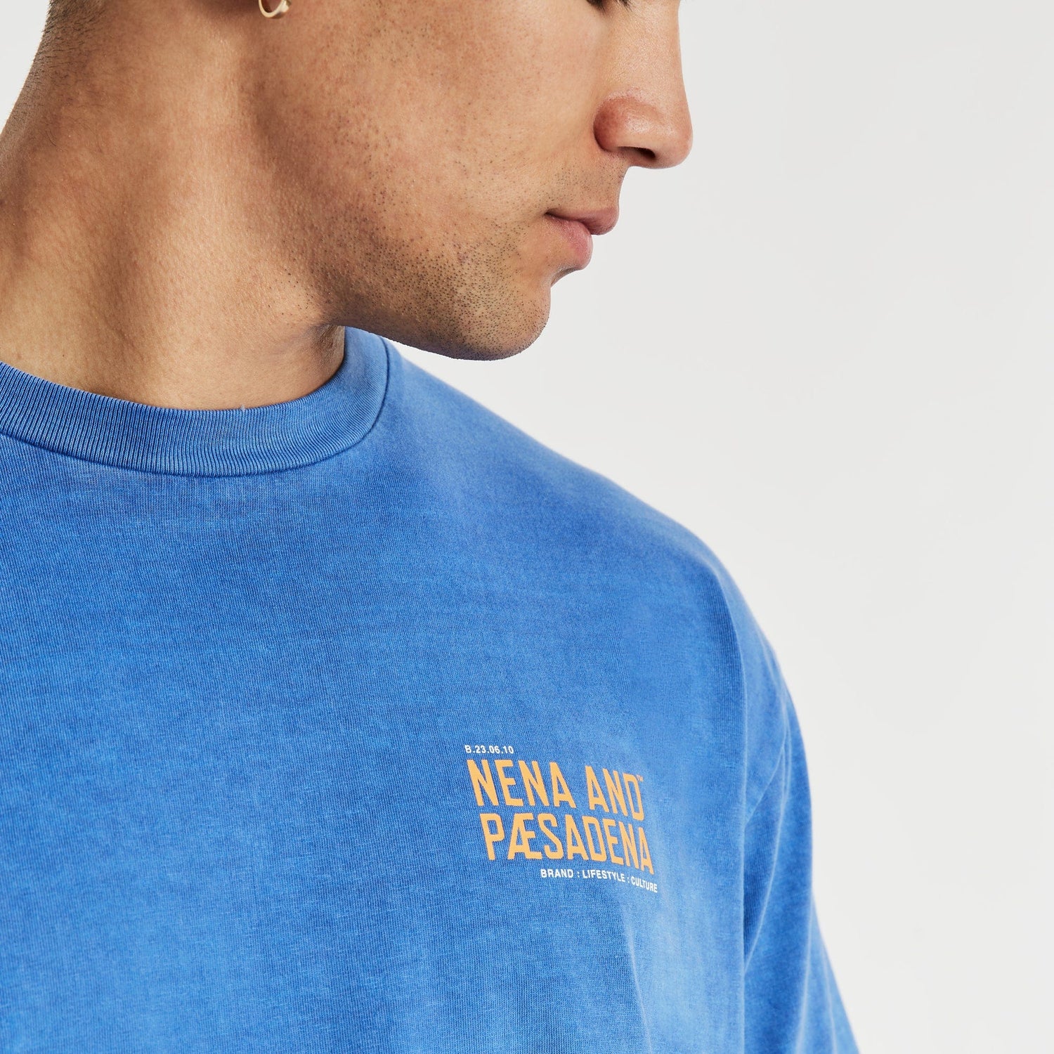 Tournament Box Fit Scoop T-Shirt Pigment Palace Blue