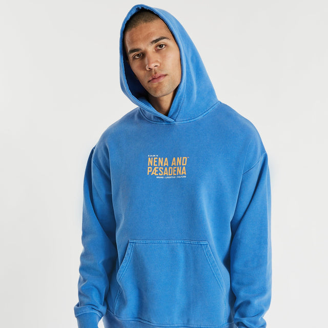 Tournament Relaxed Hoodie Pigment Palace Blue