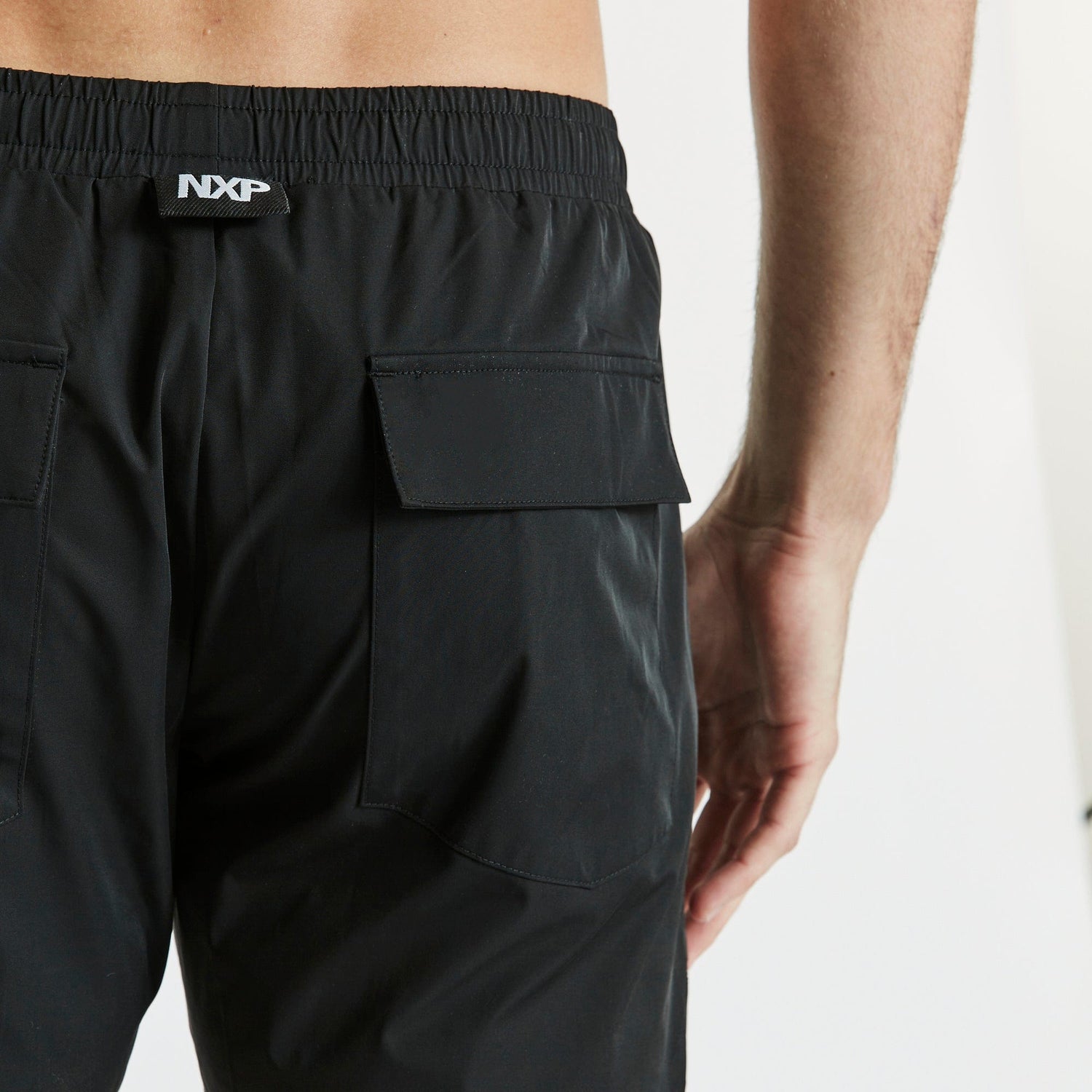 Trigger Elastic Waist Shorts Jet Black