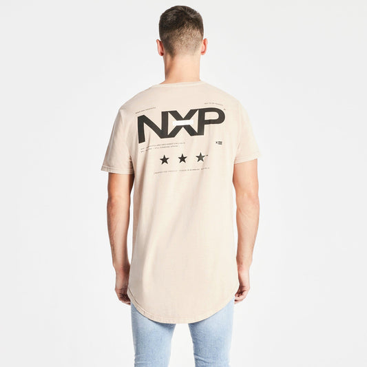 Triggered Cape Back T-Shirt Pigment Mushroom