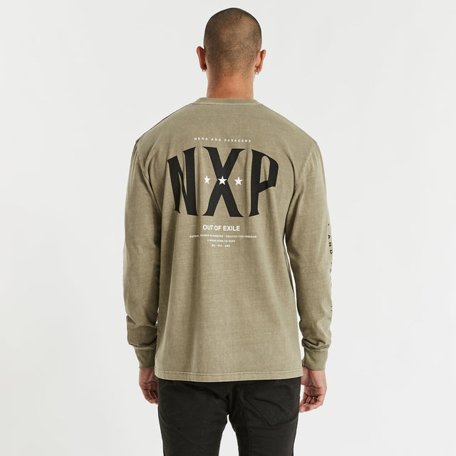 Turbine Relaxed Long Sleeve T-Shirt Pigment Taupe