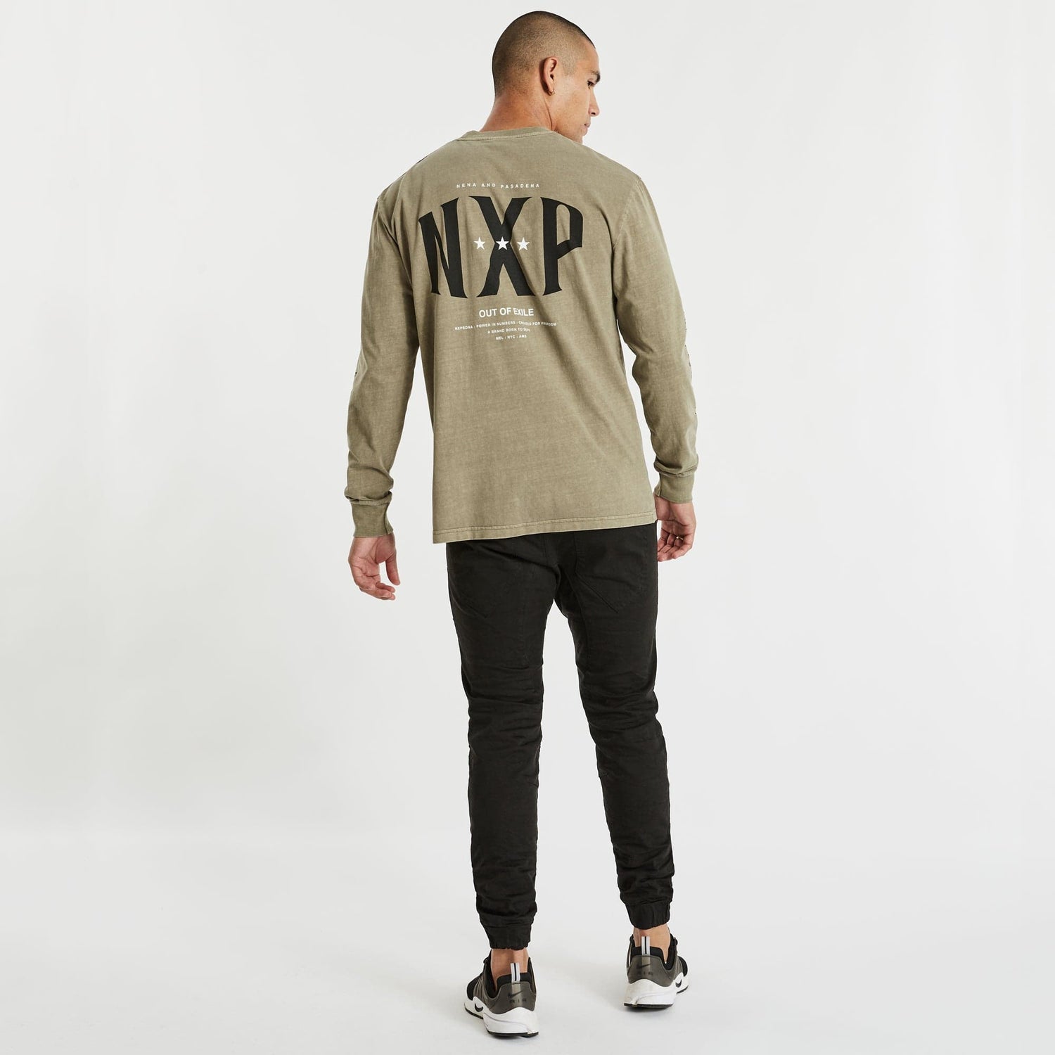 Turbine Relaxed Long Sleeve T-Shirt Pigment Taupe