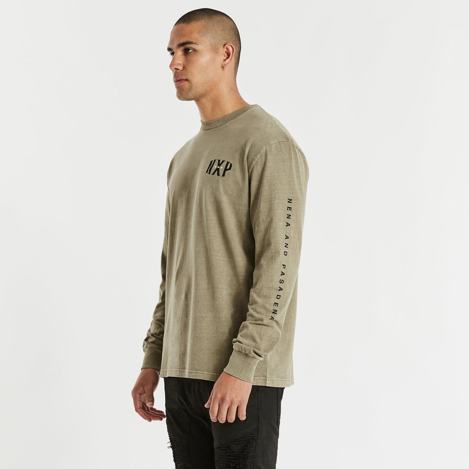 Turbine Relaxed Long Sleeve T-Shirt Pigment Taupe