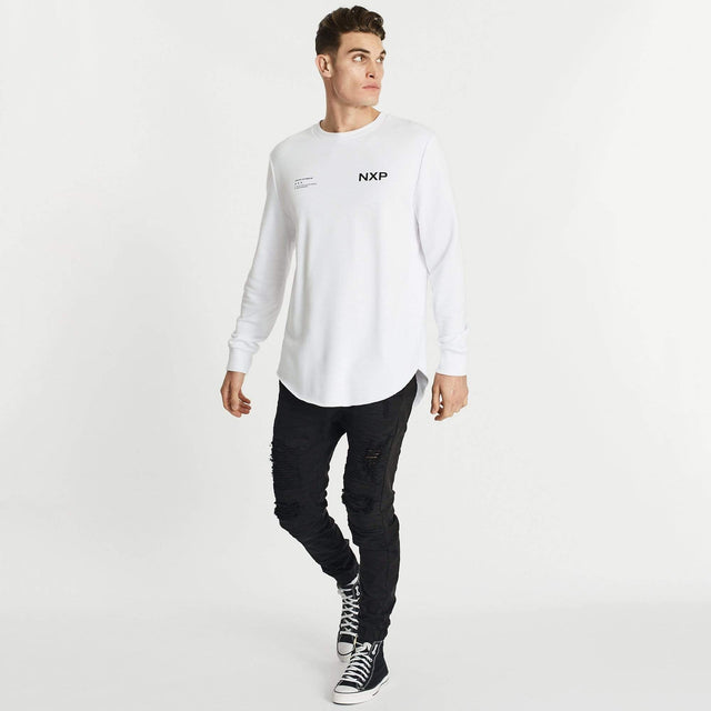 Unclouded Dual Curved Jumper White