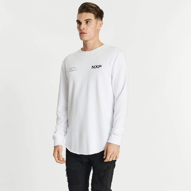 Unclouded Dual Curved Jumper White