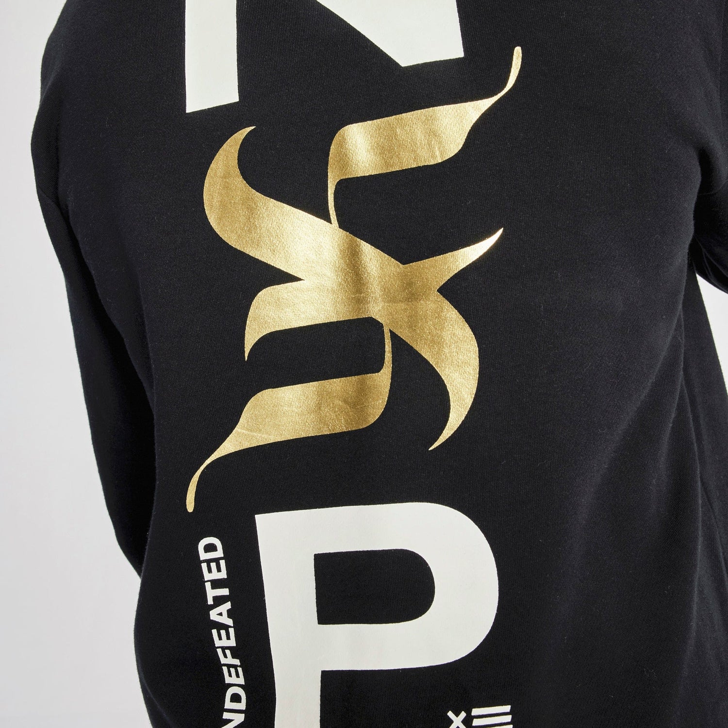 Victims Dual Curved Hoodie Jet Black