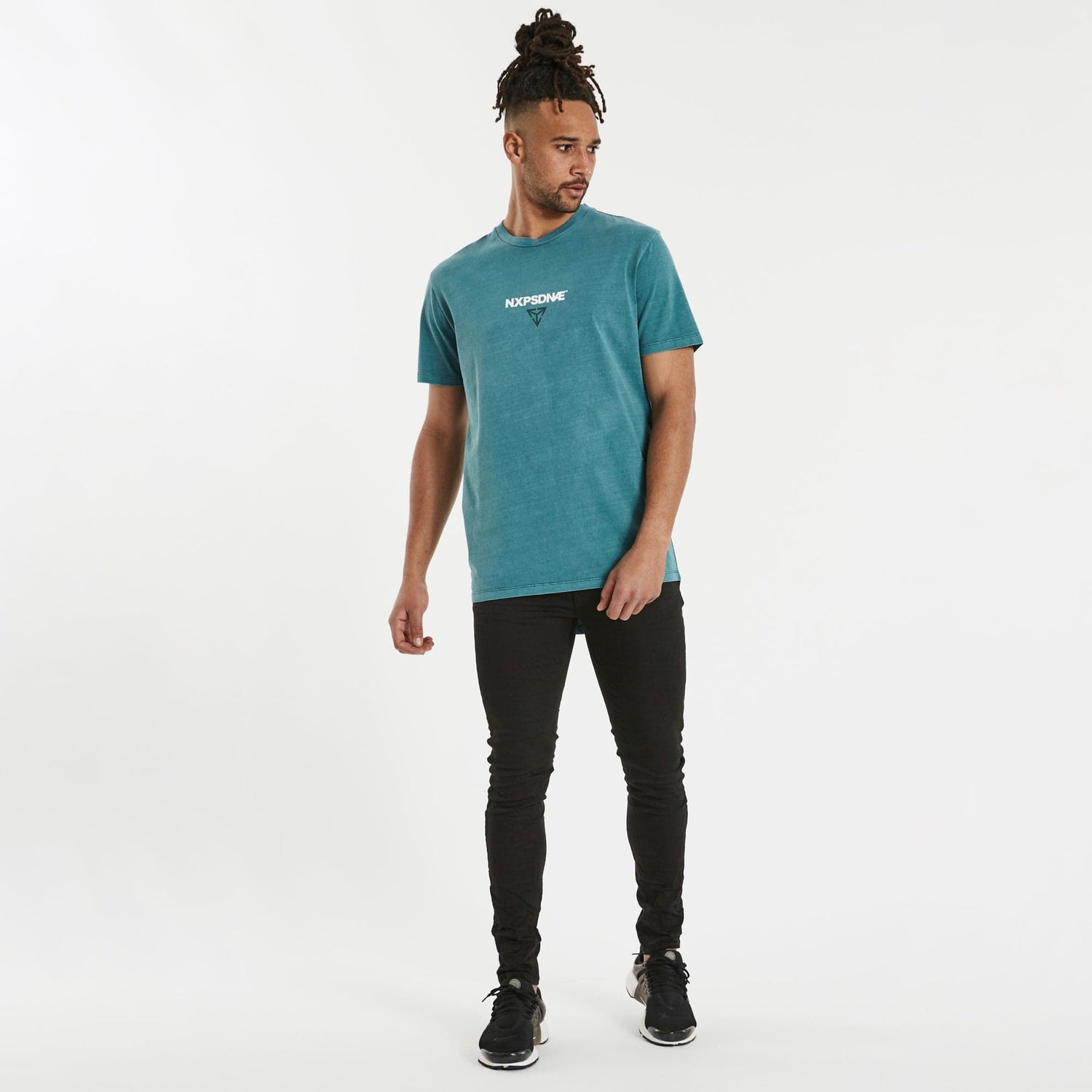 Vision Cape Back T-Shirt Pigment Hydro Blue