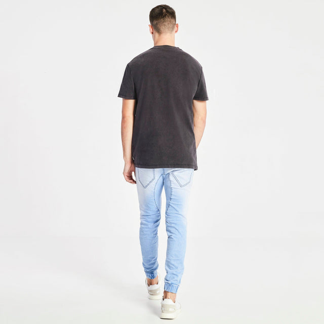 Visual Relaxed T-Shirt Mineral Black