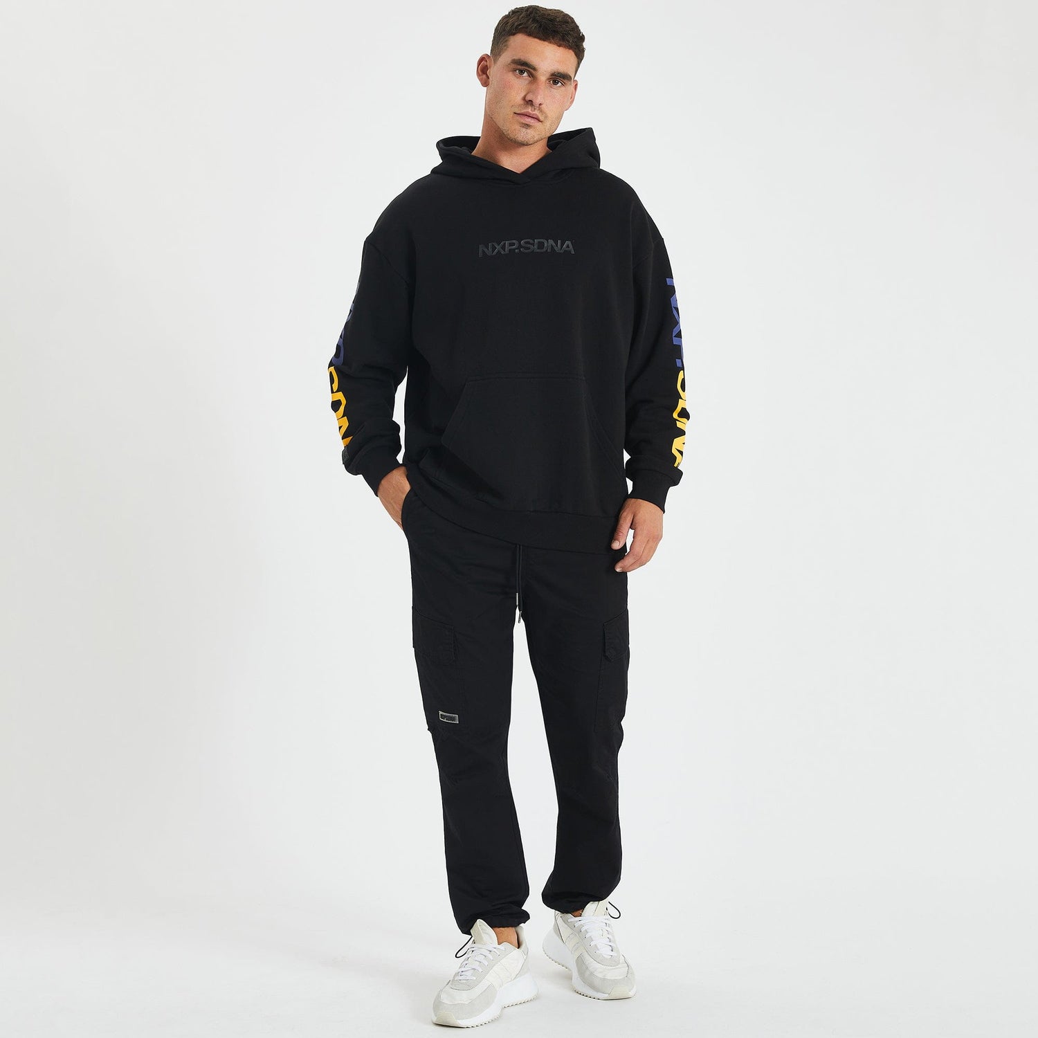 West Coast Eagles Relaxed Fit Hoodie Jet Black