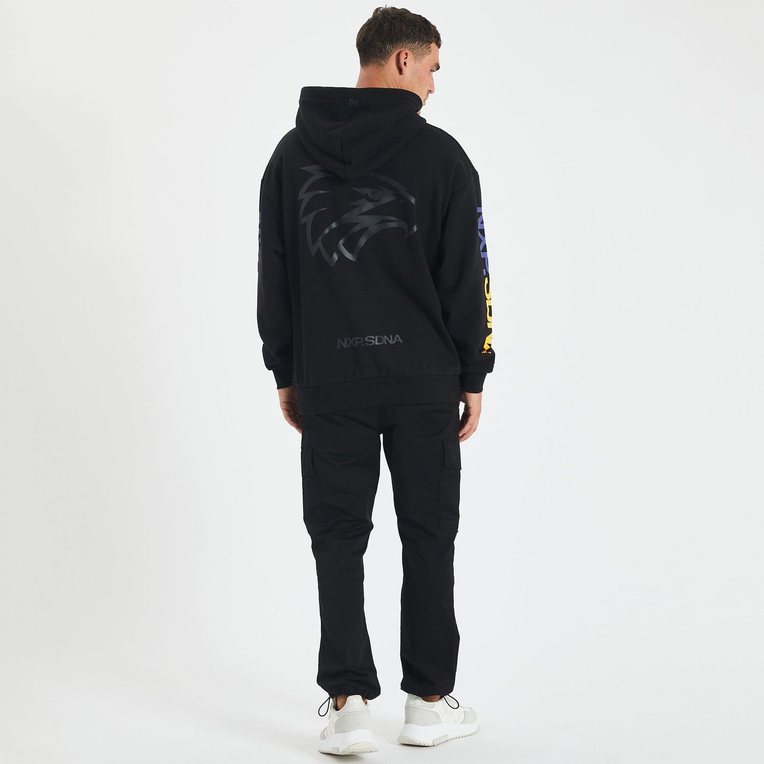 West Coast Eagles Relaxed Fit Hoodie Jet Black